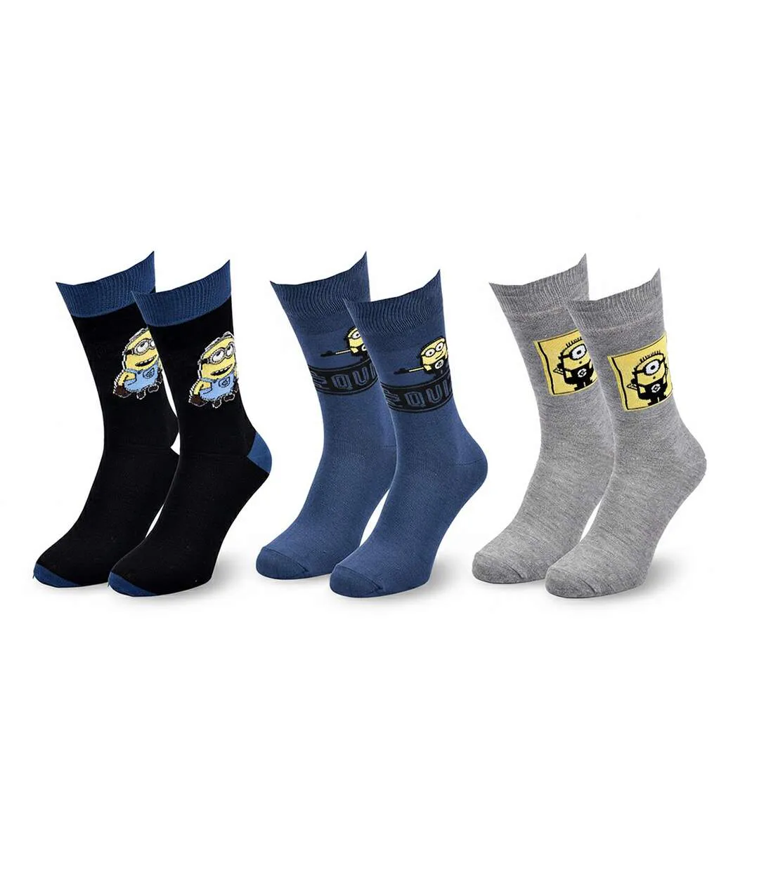 Minions - Chaussettes Homme Licence Pack de 3-4