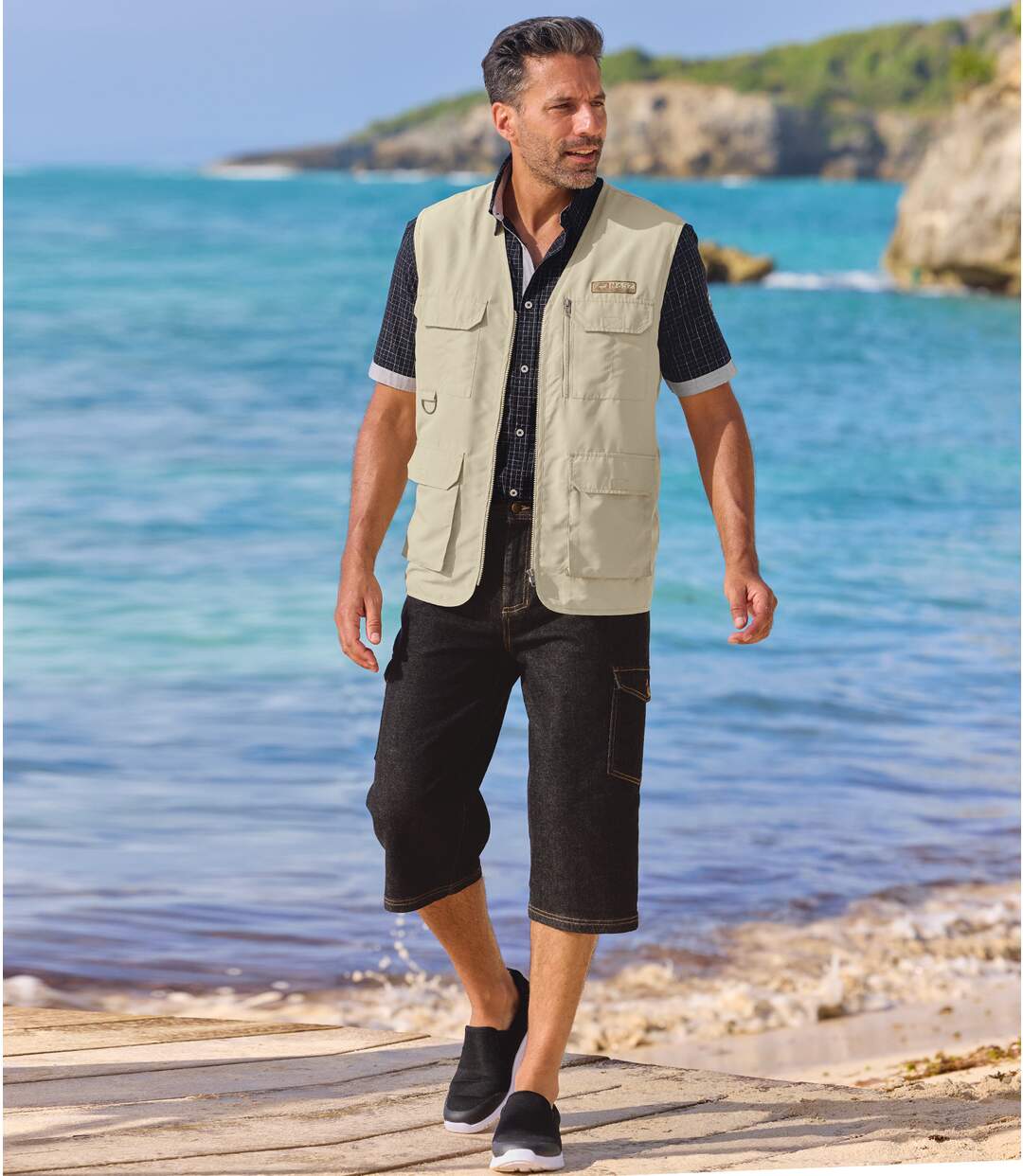 Farmer cargo szabadidő capri nadrág-3