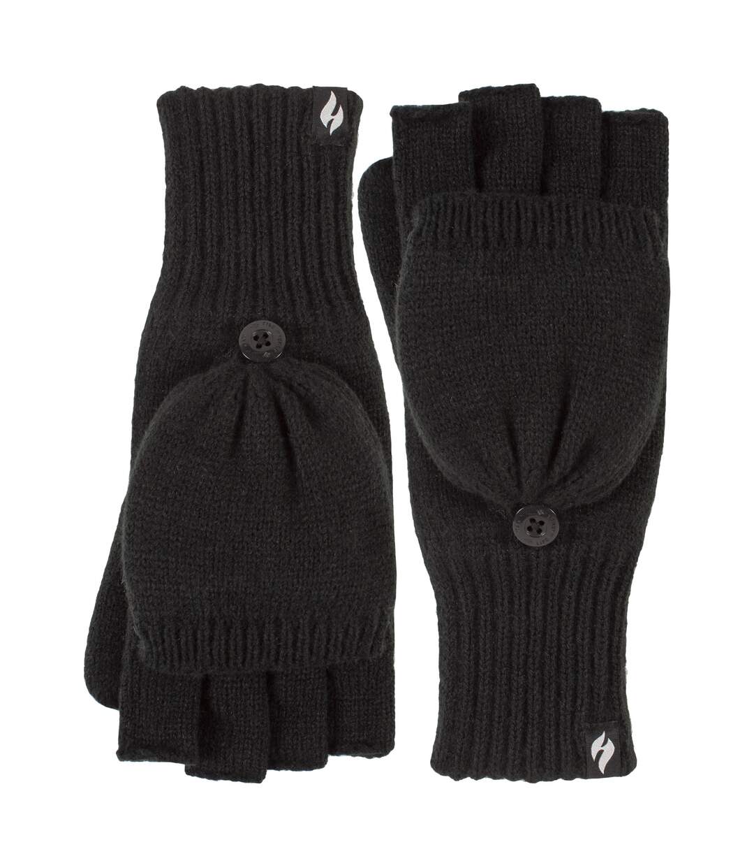 Ladies Mens Thermal Converter Mittens Gloves with Fingerless Option-3