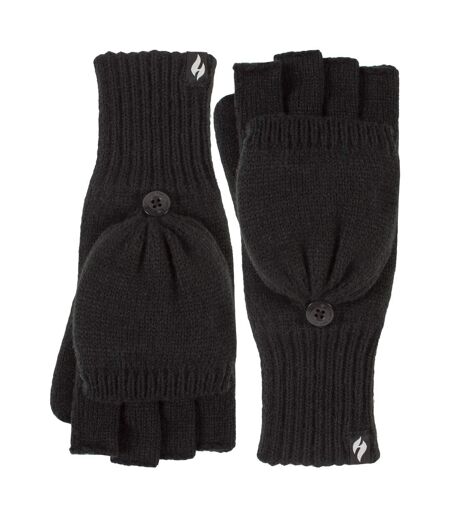 Ladies Mens Thermal Converter Mittens Gloves with Fingerless Option