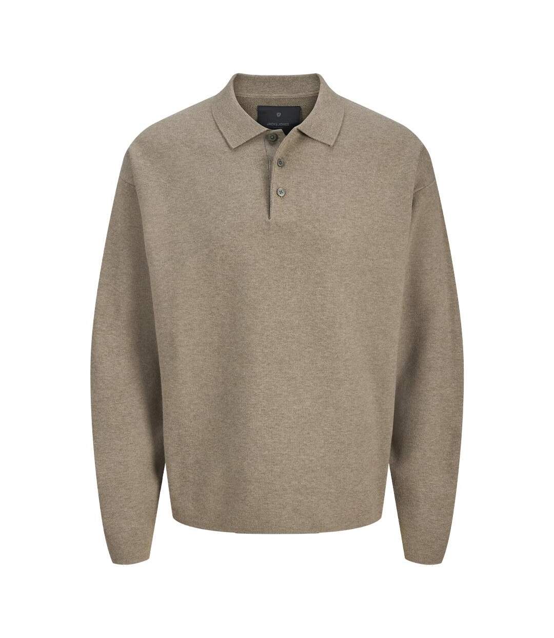 Pull beige homme jack & jones bradfort-1