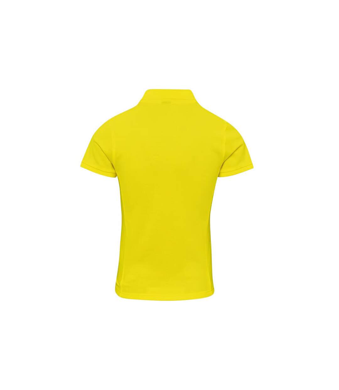 Womens/ladies Coolchecker Plus Piqu Polo With Coolplus Yellow Premier-2