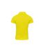 Womens/ladies Coolchecker Plus Piqu Polo With Coolplus Yellow Premier-2