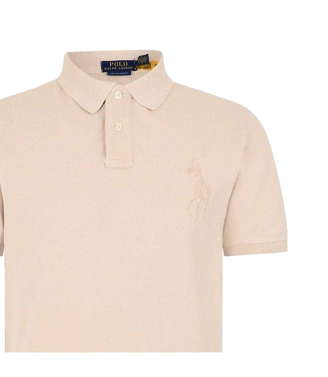 Polo Manches Courtes Homme Gris Pierre Ralph Lauren-3