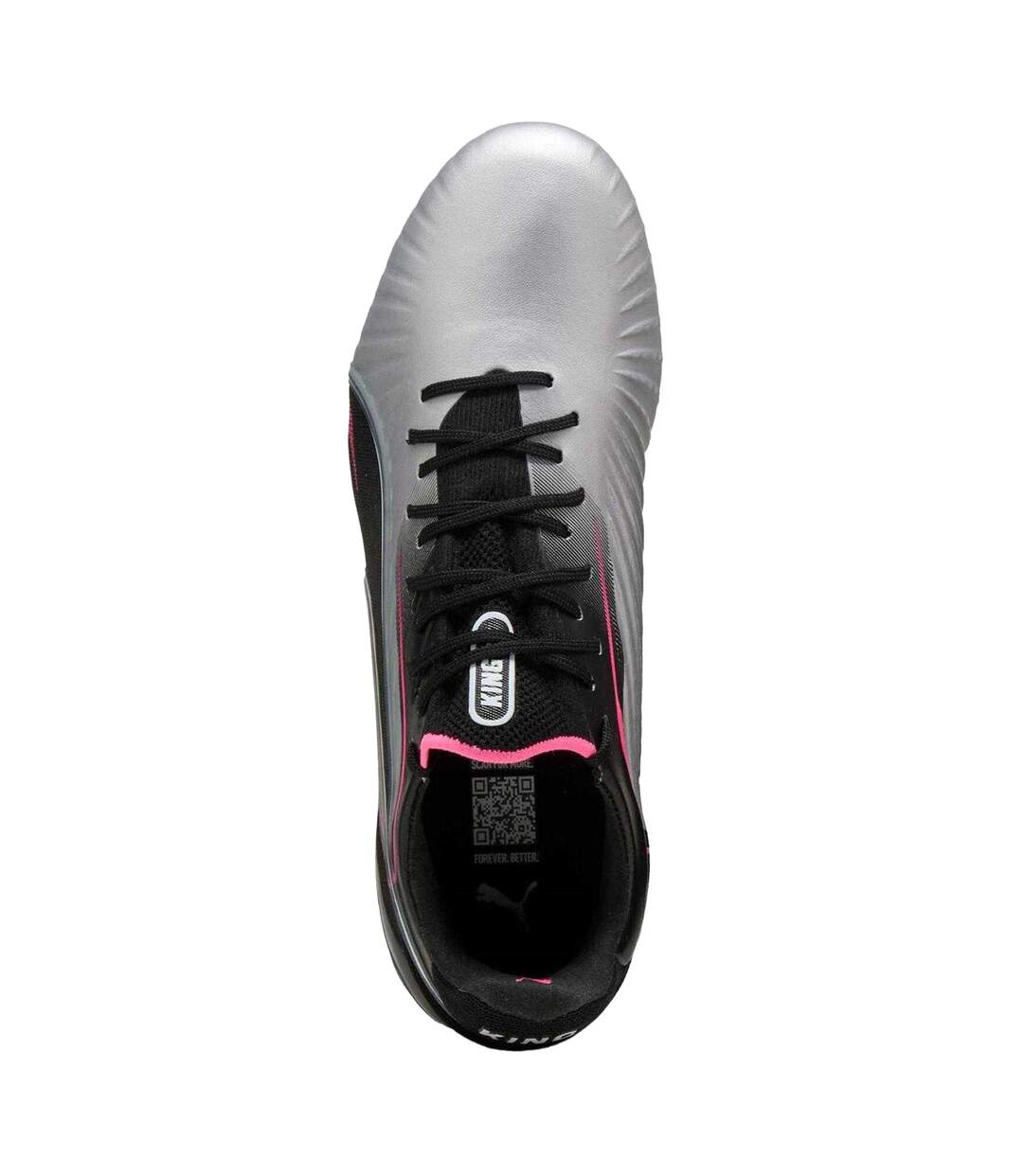 Womens/ladies King Ultimate Firm Ground Football Boots Silver Black Puma-3