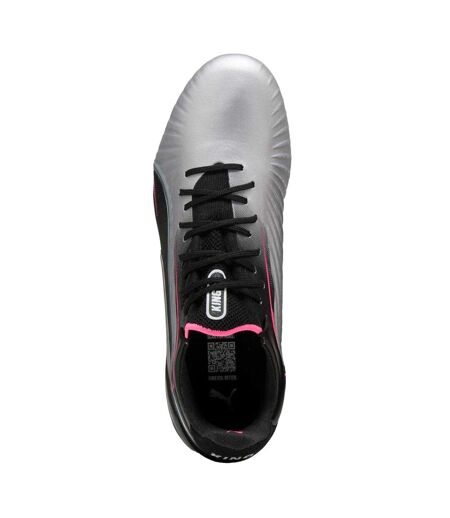 Womens/ladies King Ultimate Firm Ground Football Boots Silver Black Puma