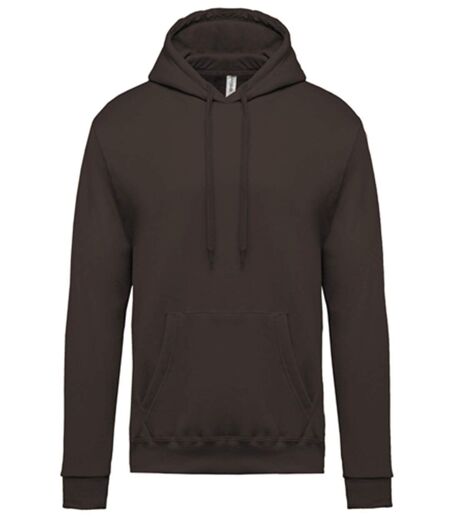 Sweat-shirt à capuche - Unisexe - K476 - marron chocolat