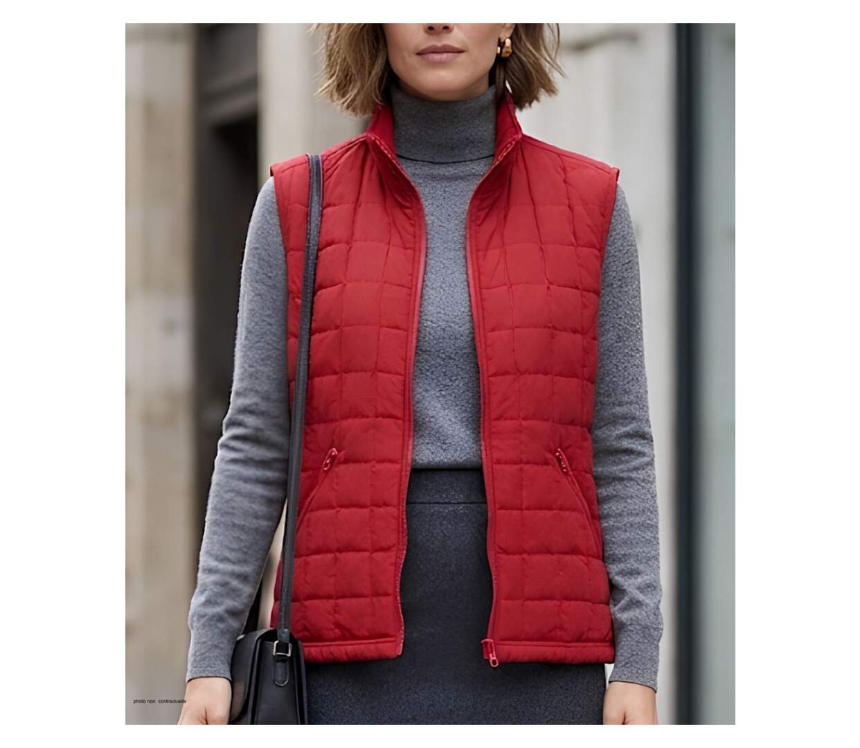 Gilet sans manches matelassé femme MAYFLOWER 818052U003 : style vibrant et protection mi-saison-1