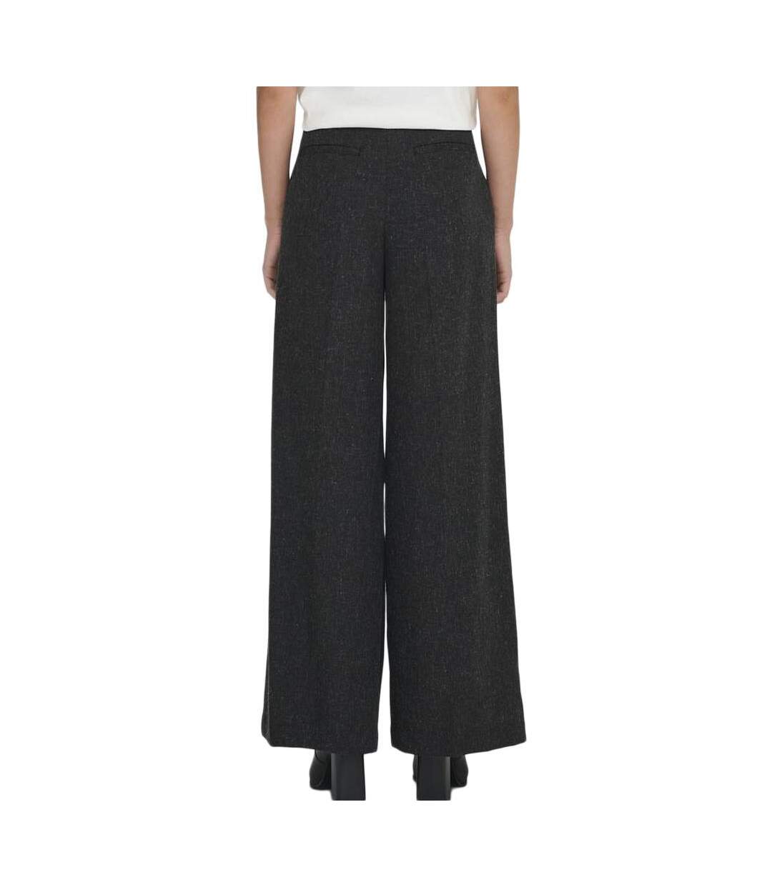 Pantalon fluide gris femme jdy riley-2