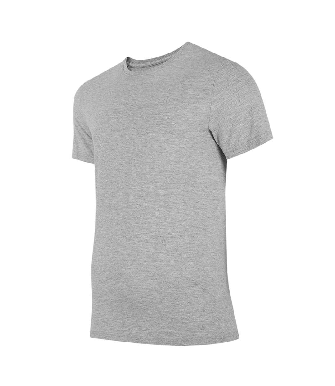 T-shirt H4l22 Tsm352 Homme Gris Argenté 4F-2