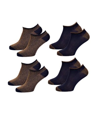 Chaussettes Courtes femme TWINDAY Qualité et Confort-Assortiment modèles photos selon arrivages- - Pack de 4