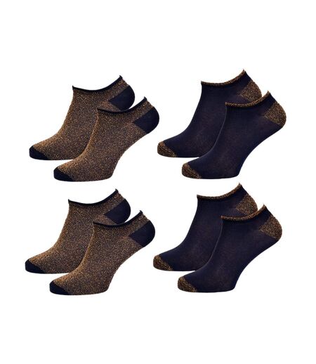 Chaussettes Courtes femme TWINDAY Qualité et Confort-Assortiment modèles photos selon arrivages- - Pack de 4