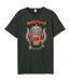 T-shirt Style Motorhead Warpig Flames Adulte Charbon Amplified-1