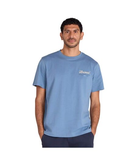 T-shirt Motif/style Graphique Chase Homme Bleu Animal