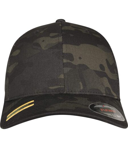 Casquette flexfit noir / multicam Yupoong