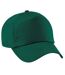 Casquette baseball enfant unisexe vert bouteille Beechfield