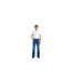 Mens Slim Bootcut Jeans Blue Levis-1
