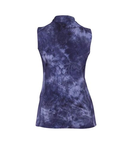 Aubrion Womens/Ladies Revive Tie Dye Sleeveless Base Layer Top (Navy)