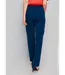 Pantalon effet pont en tissu extensible-2