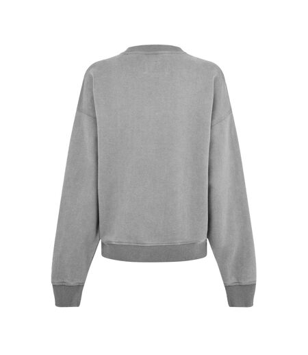 Womens/ladies Washed Crew Neck Sweatshirt Washed Grey Jack Wills