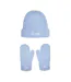 Ensemble Bonnet Et Gants Motif/style Lettrage Bleu Pâle Jack Wills-1