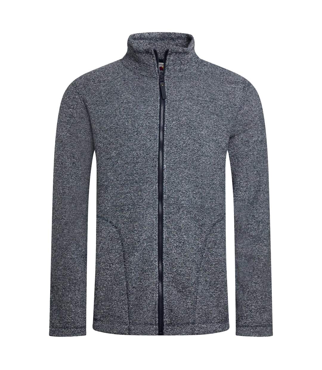 Mens thames full zip fleece top navy Weird Fish-1