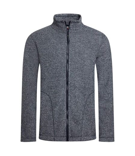 Mens thames full zip fleece top navy Weird Fish
