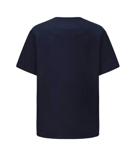 Mens Small Logo Cotton T-shirt Navy Pretty Green