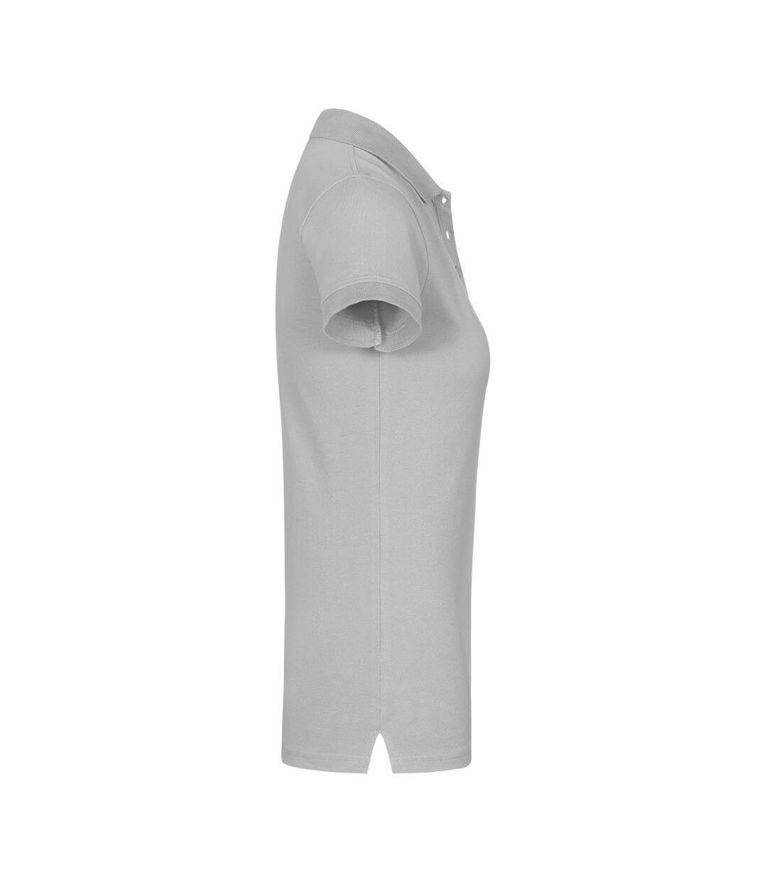 Polo Excd Femme Nouveau Gris Clair Uni Promodoro-3