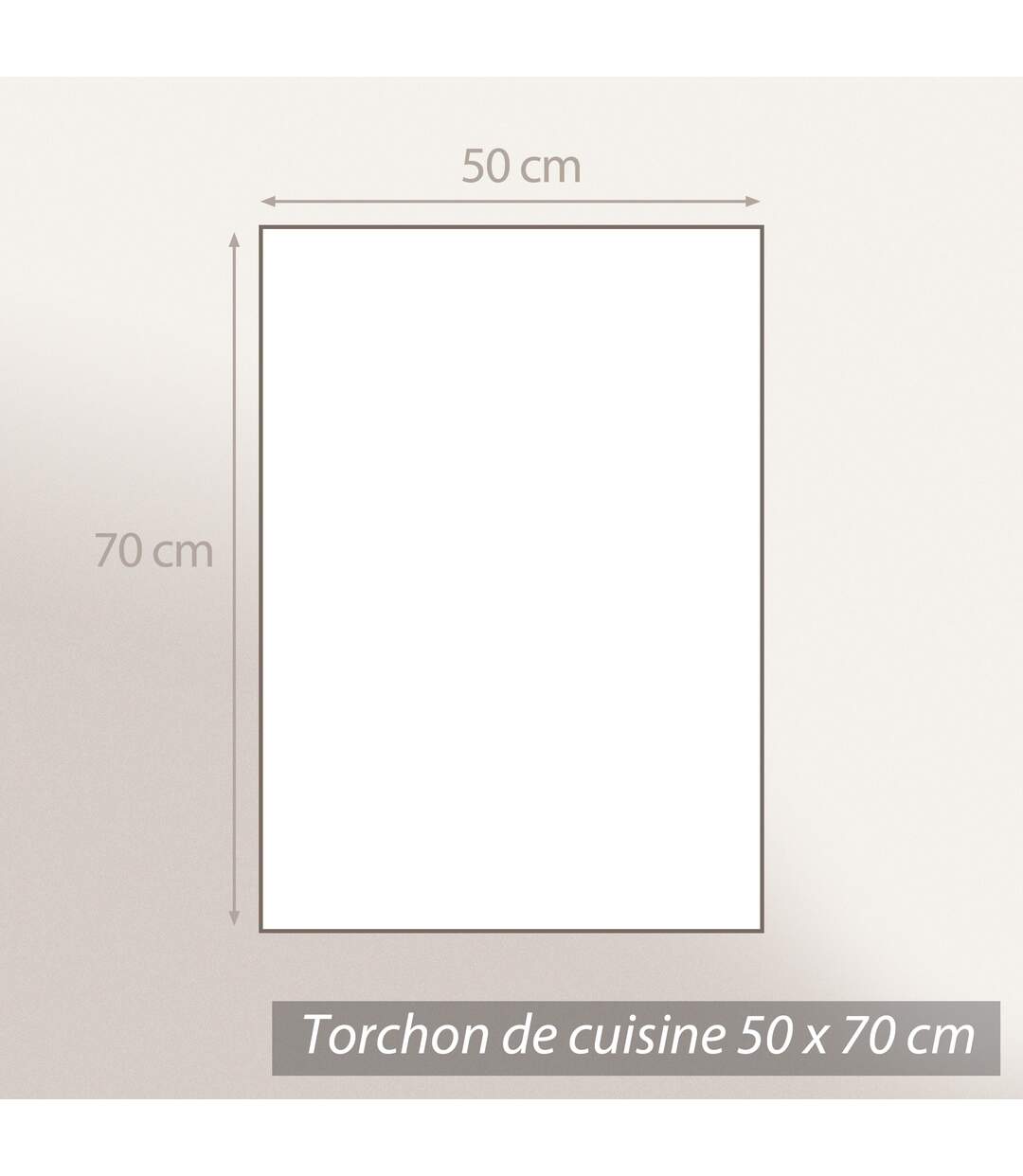 Lot de 2 torchons de cuisine toile coton CHICKEN