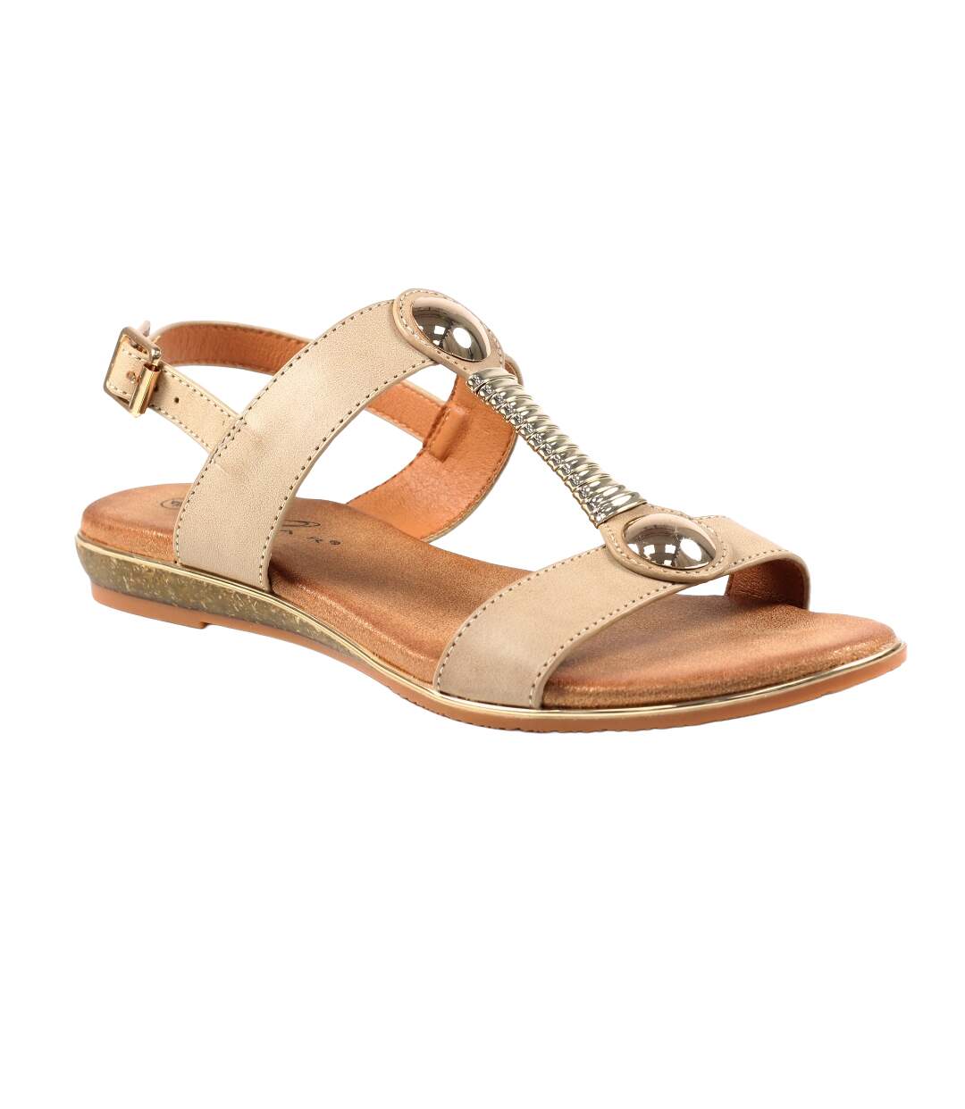 Sandales Renoir Femme Beige Lunar-1