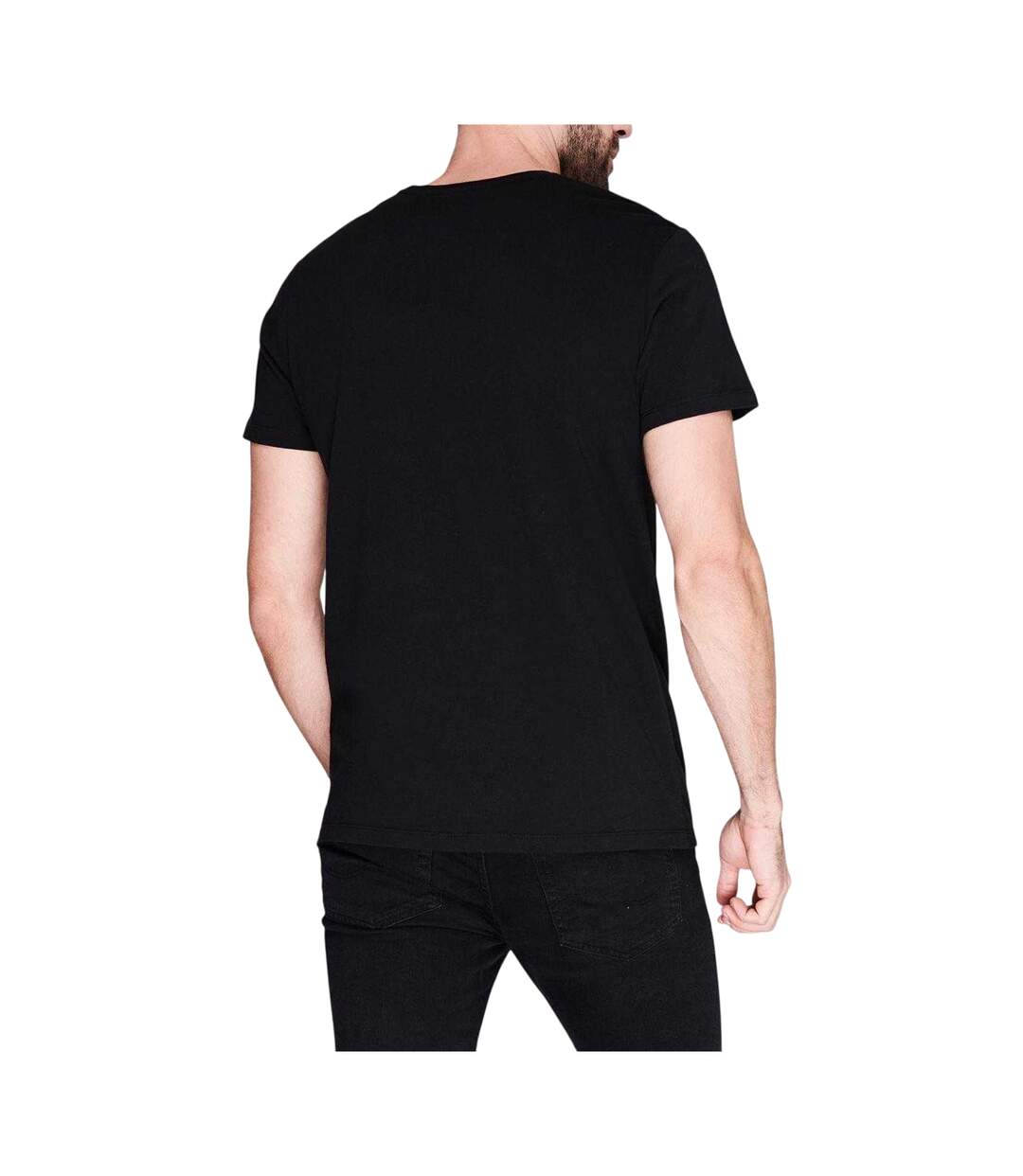 T-shirt Motif/style Logo Homme Noir Timberland-2