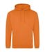 Sweat à capuche college adulte orange vif Awdis