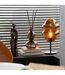 Statuette Couple Debout Câlin 48cm Marron & Or-2
