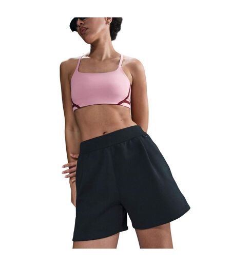Womens/ladies Knit Loose Fit Shorts Black Smoke Nike