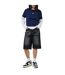 Womens/ladies Embroidered Logo Cotton Cropped T-shirt Navy Tommy Jeans-3