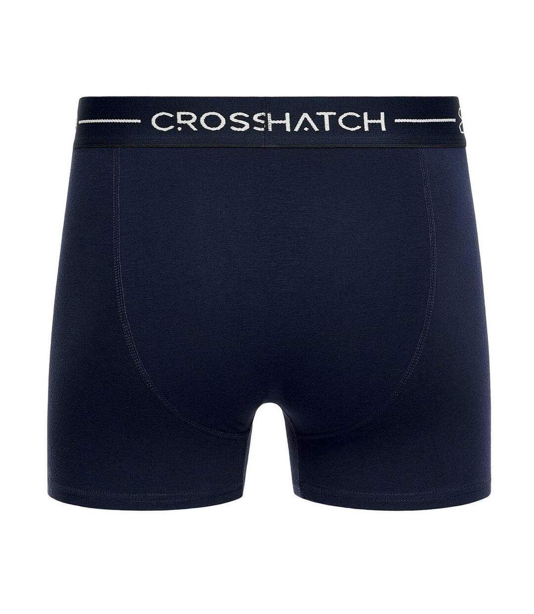 Pack of 3  Mens avocet boxer shorts  blue/navy/white Crosshatch