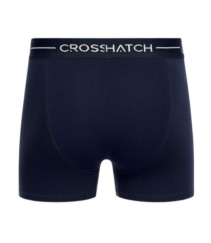 Boxers avocet homme bleu / bleu marine / blanc Crosshatch