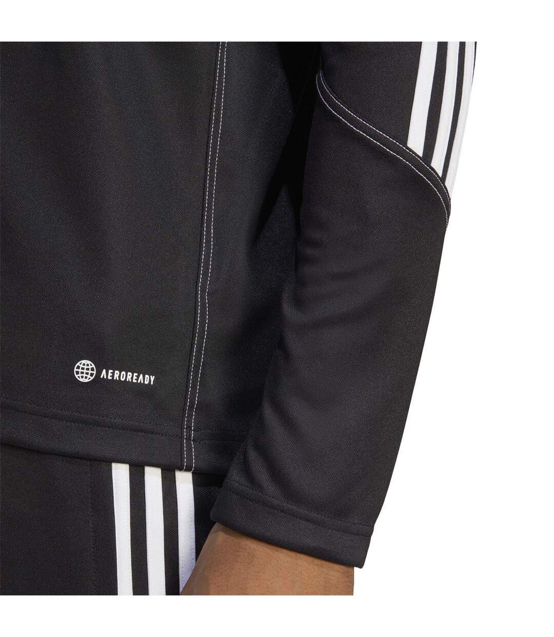 Haut De Survêtement Motif/style 3 Rayures Tiro Homme Noir Adidas-4
