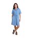 Robe Mi-longue Ronda Femme Bleu Clair Mountain Warehouse-1