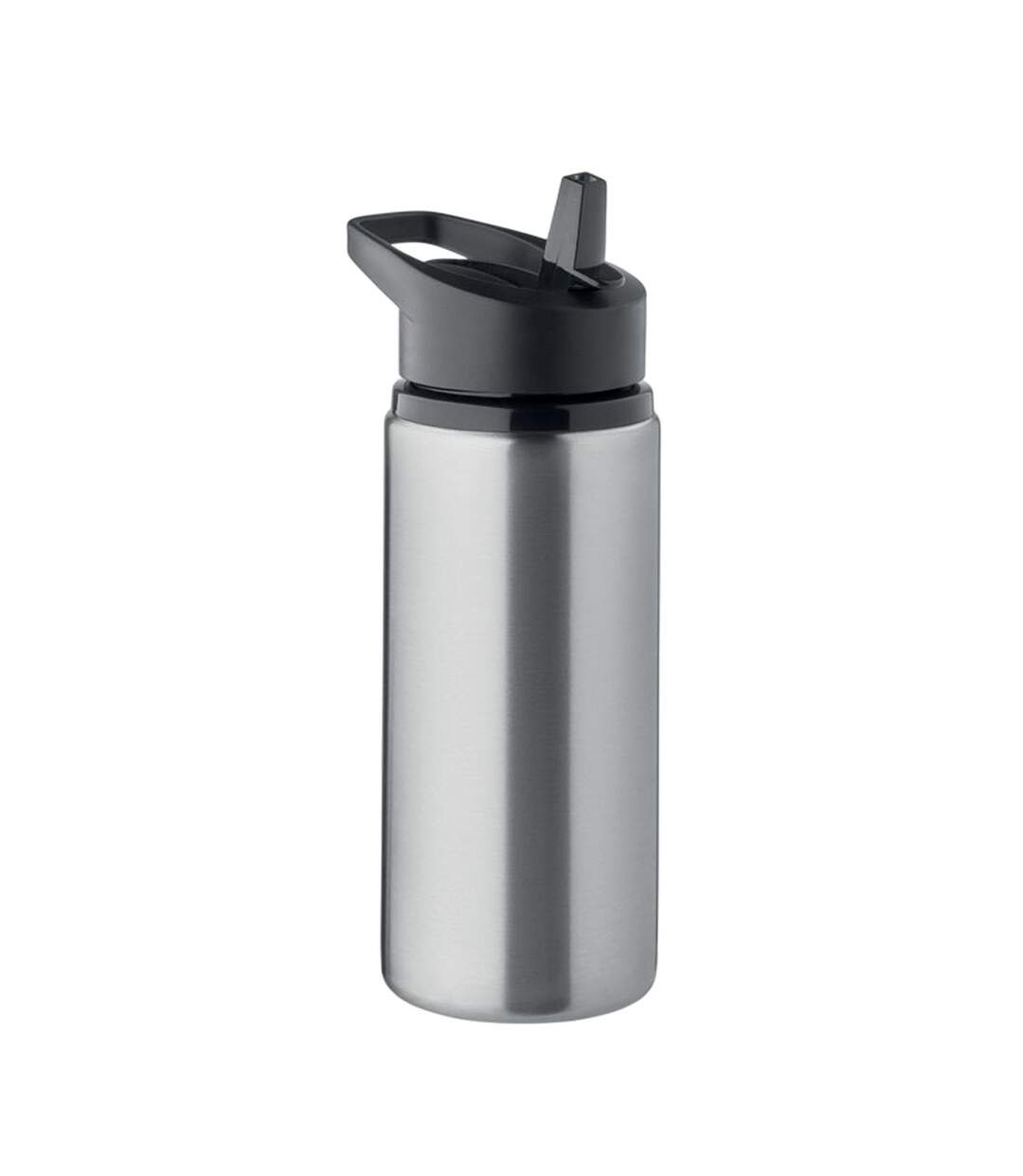 Spot Single Wall 500ml Water Bottle One Size Matt Silver MidOcean-1