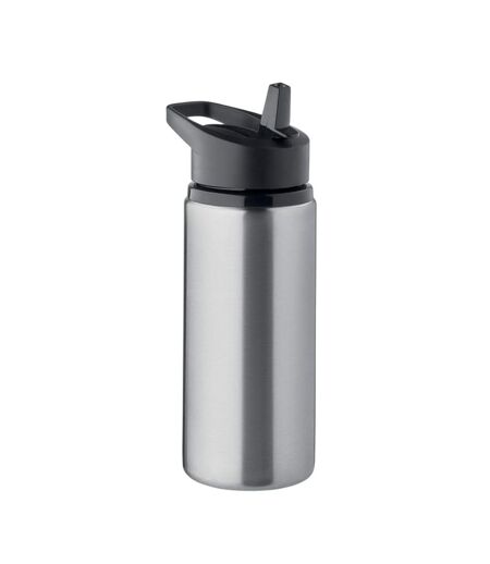 Spot Single Wall 500ml Water Bottle One Size Matt Silver MidOcean