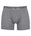 Lot De 3  Boxers Motif/style Logo Homme Noir Blanc Gris Reebok-4