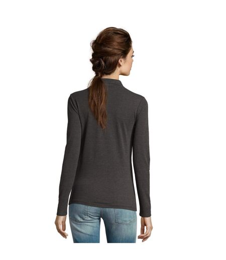 Polo Perfect Femme Charbon Chiné SOLS