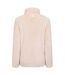 Womens/ladies teddy fleece full zip jacket beige Mountain Warehouse-2