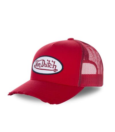 Casquette baseball filet Von Dutch Fresh Rouge