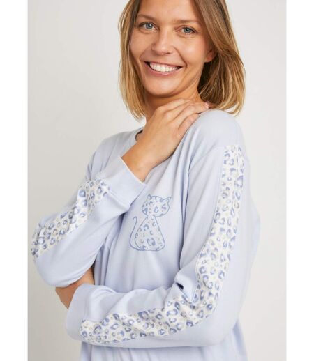 Pyjama manches longues coton interlock