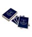 Everton FC Crest Playing Card Deck (Blue/White) (One Size) - UTTA9540