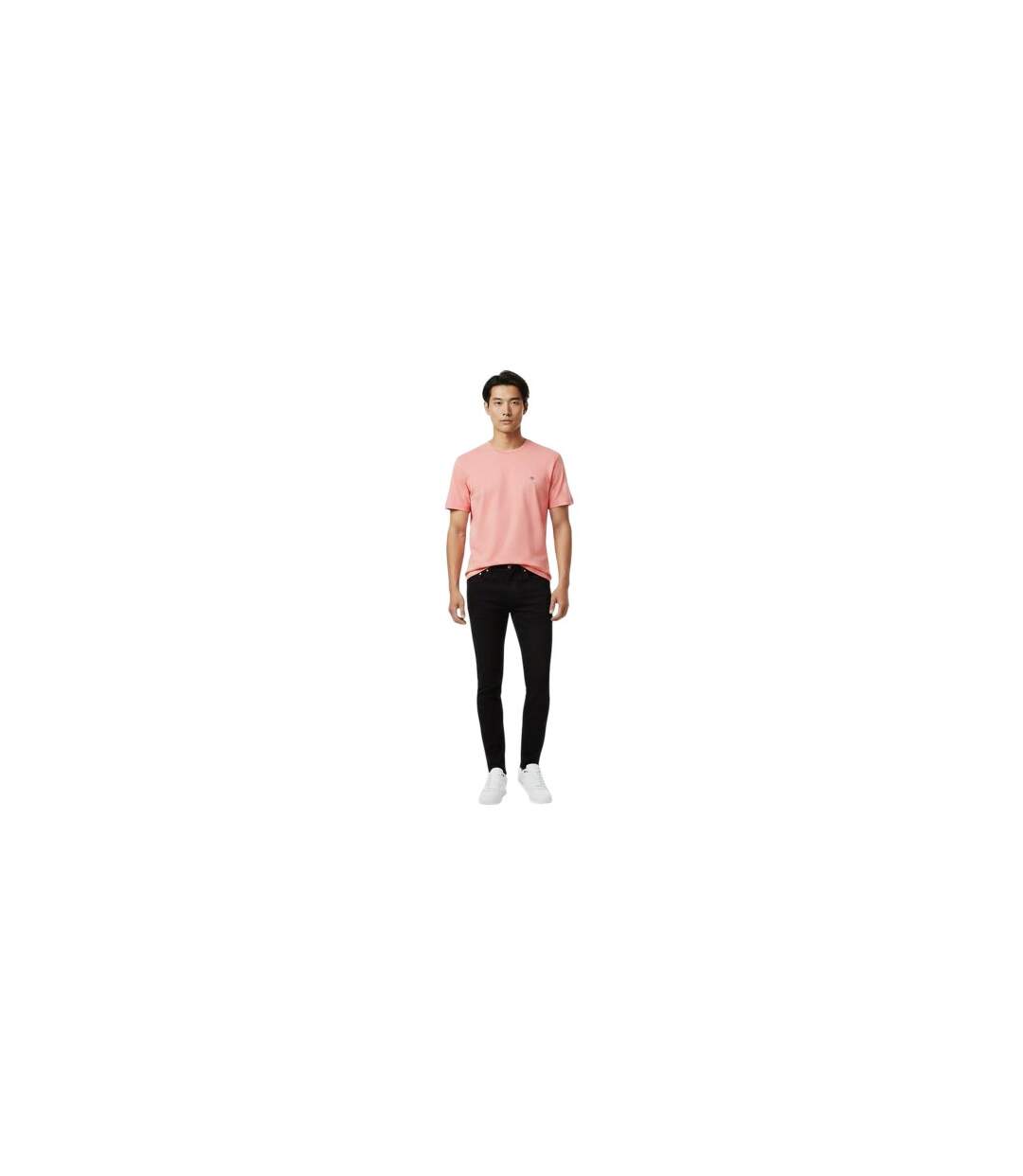 T-shirt Fit Shield Homme Rose Chewing-gum Gant-1