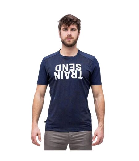 T-shirt Motif/style Imprimé Graphique Train Send Homme Bleu Marine Foncé Salewa